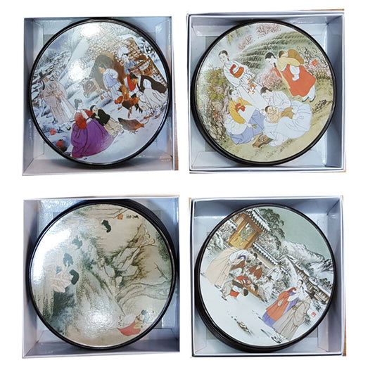 CORK COASTER SET