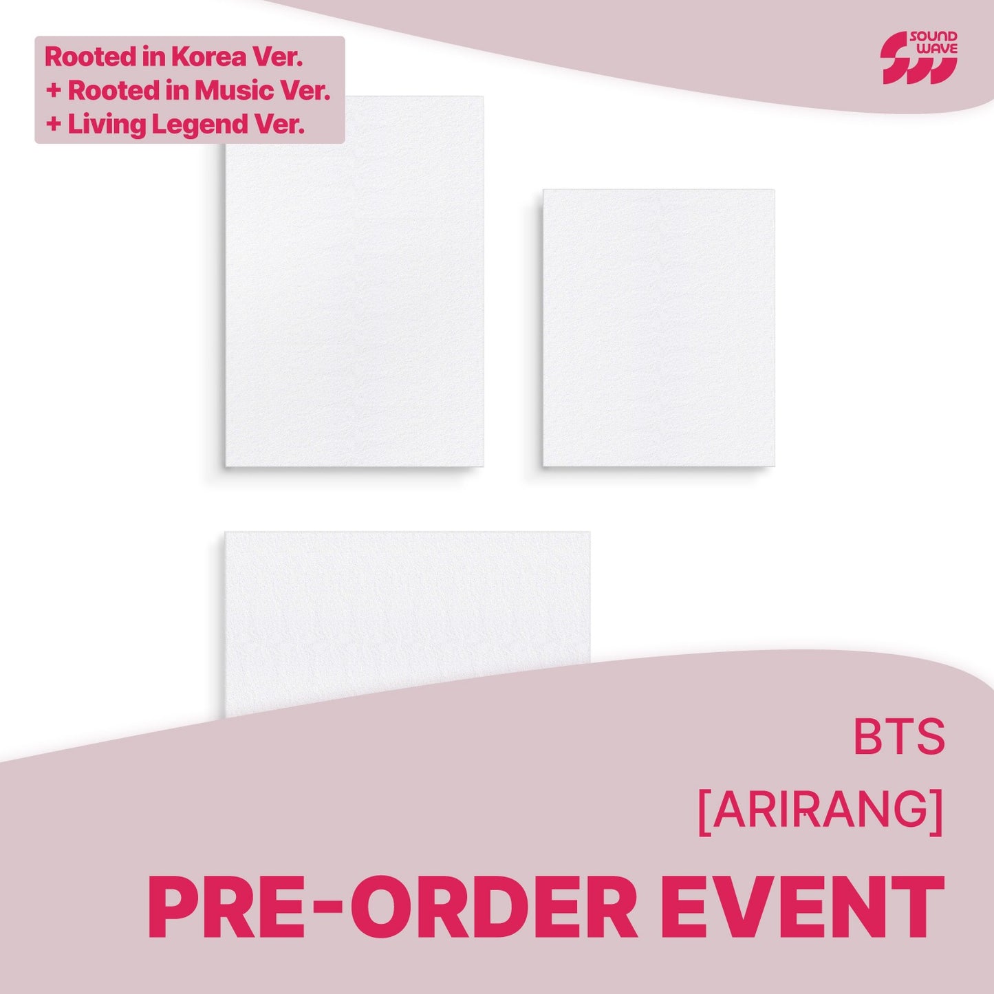 [PRE-ORDER] BTS - ARIRANG (Rooted in Korea Ver. + Rooted in Music Ver. + Living Legend Ver.) SET