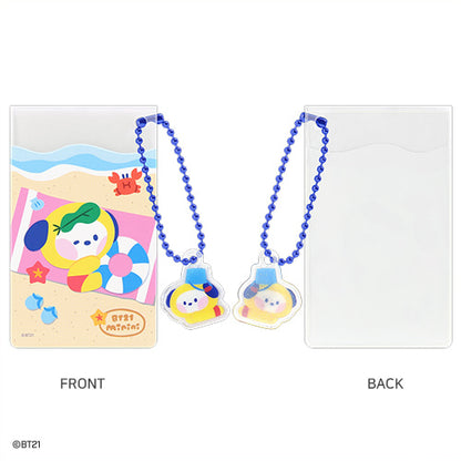 BT21 KLARES KARTENTASCHE [SUMMER SKY]