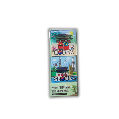 2SET RESIN MAGNET KOREA