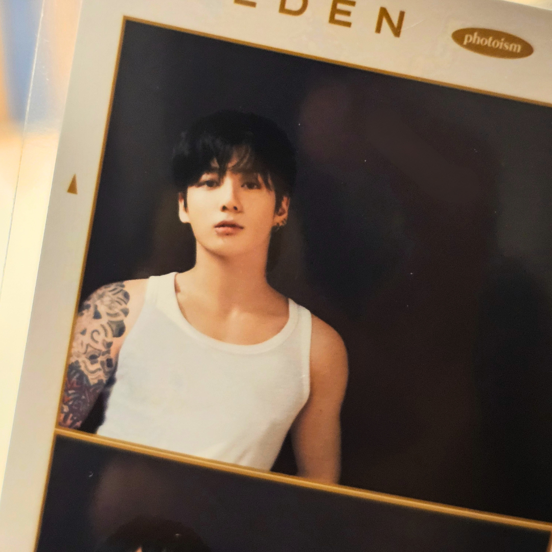 BTS JUNGKOOK 4CUT-RAHMEN [GOLDEN]