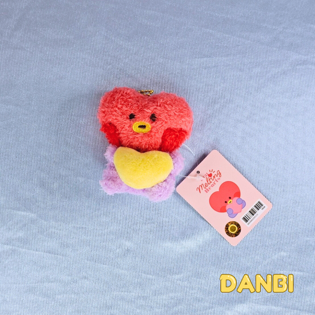 BT21 MININI HEART KEYRING