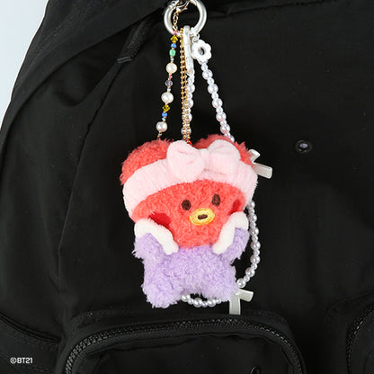 BT21 MININI BATH TIME PLUSH KEYRING