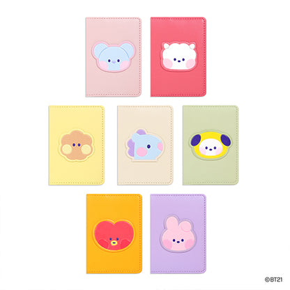 BT21 minini LEDER-PATCH-KARTENHÜLLE