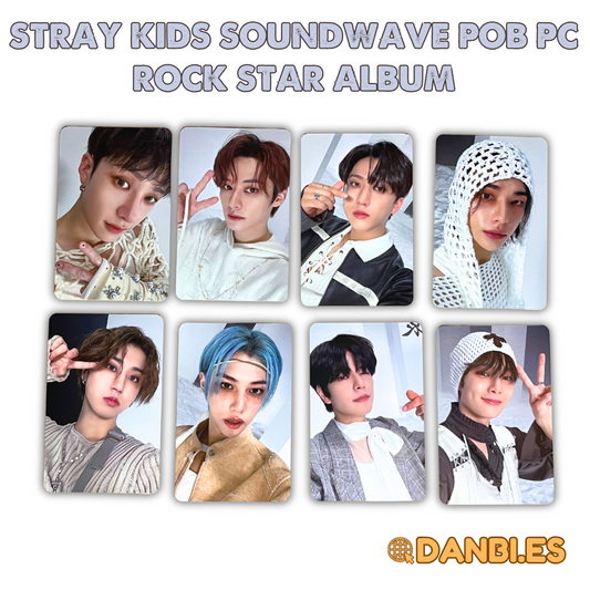 STRAY KIDS SOUNDWAVE POB PHOTO CARD -  ROCK STAR