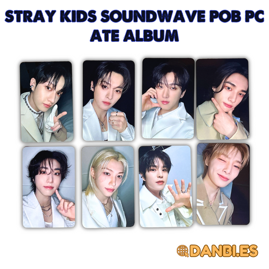 STRAY KIDS SOUNDWAVE POB PHOTO CARD -  ATE