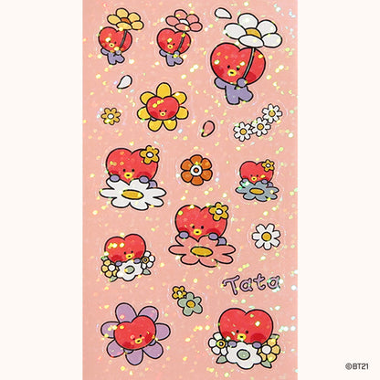 BT21 HOLOGRAMM-AUFKLEBER [GLÜCKLICHE BLUME]