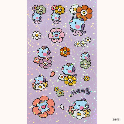 BT21 HOLOGRAMM-AUFKLEBER [GLÜCKLICHE BLUME]