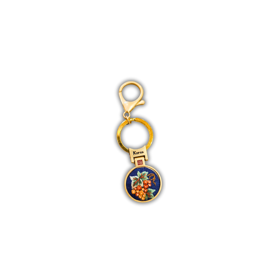 HAND-CREAFT FLORAL KEYCHAIN