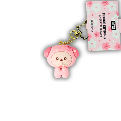 BT21 FIGURE KEYRING [CHERRY BLOSSOM]