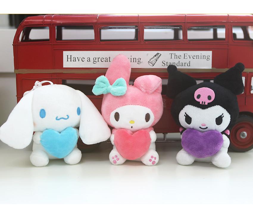 SANRIO CHARACTER PLUSH KEYRING