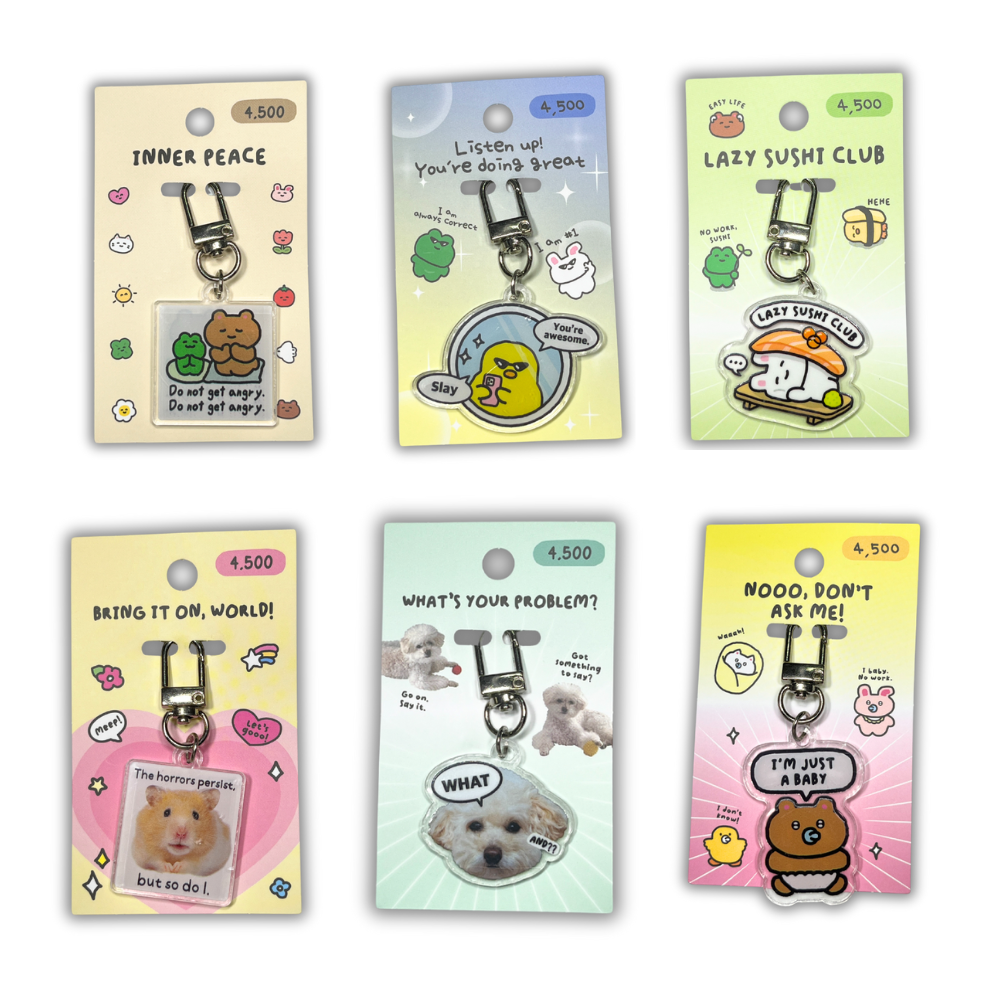 KEYRING FUNNY ANIMALS