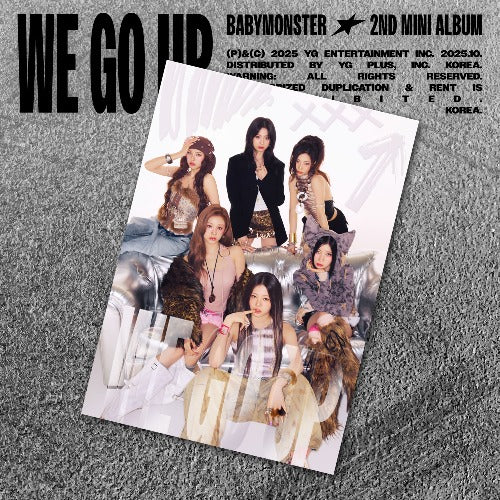 [BABYMONSTER] 2nd MINI ALBUM [WE GO UP] (POSTCARD Ver.)