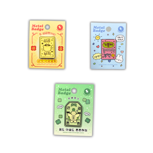 METAL BADGE CHARM