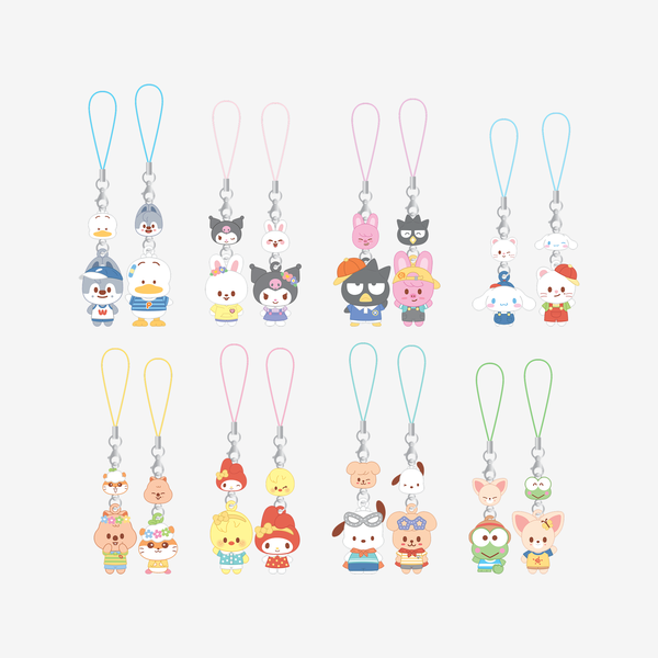 [PRE-ORDER] STRAY KIDS - MINI FIGURE COUPLE KEYRING - SKZOO X SANRIO CHARACTERS