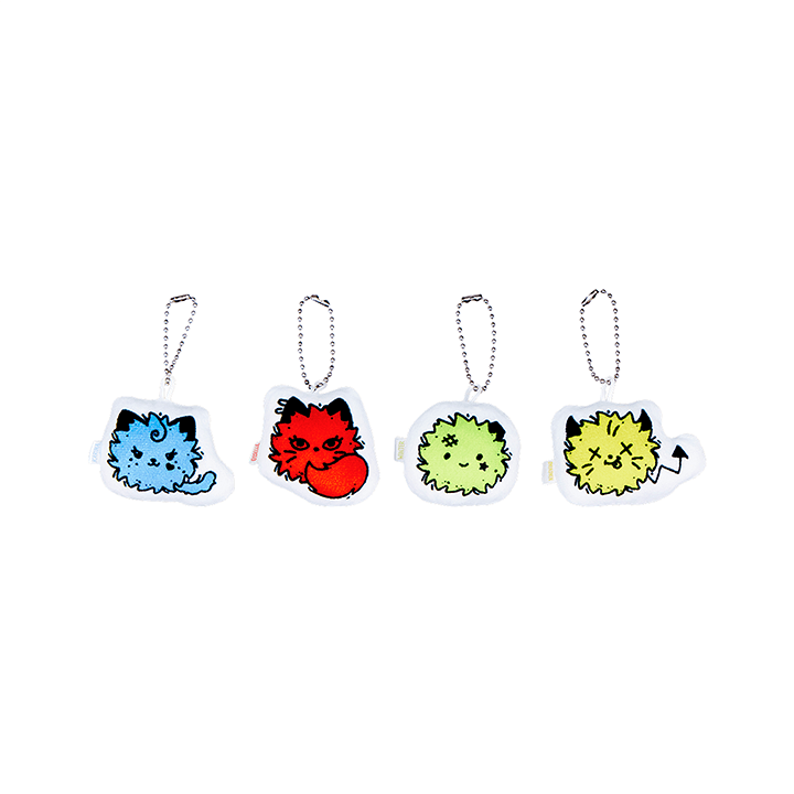 AESPA -CUSHION KEYRING - RICH MAN POP-UP MD