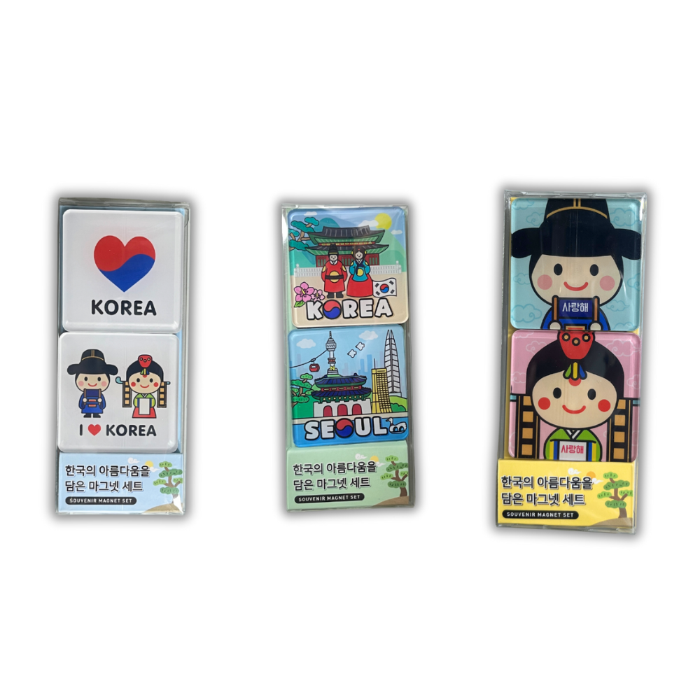 2SET RESIN MAGNET KOREA