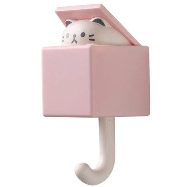 POPUP-CAT HOOK ADHESIVE DOOR HANGER