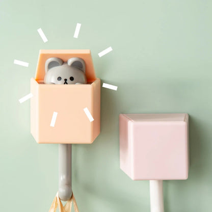 POPUP-CAT HOOK ADHESIVE DOOR HANGER