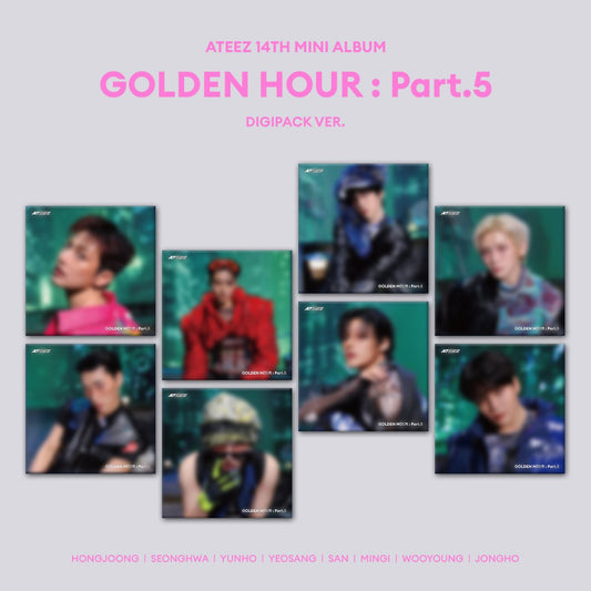 [PRE-ORDER] ATEEZ- [GOLDEN HOUR : Part.5] (DIGIPACK VER.)