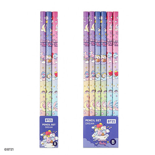 BT21 PENCIL SET _3PCS