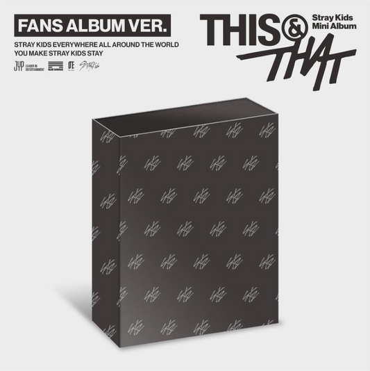 [PRE-ORDER] STRAY KIDS - THIS & THAT 10th mini album (FANS ALBUM VER.)