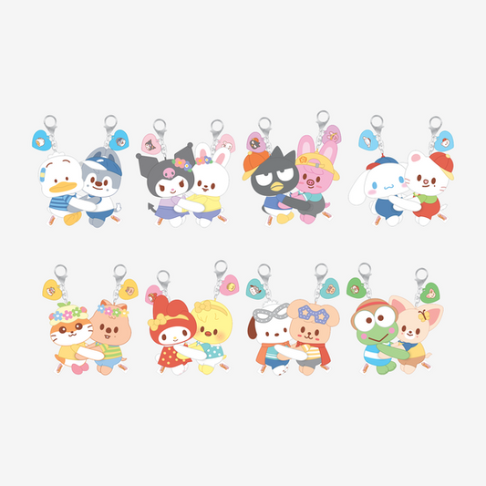 [PRE-ORDER] STRAY KIDS - HUG PLUSH KEYRING - SKZOO X SANRIO CHARACTERS
