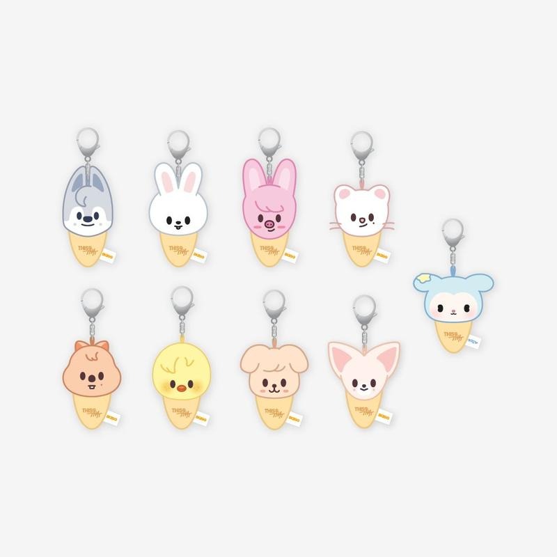 [PRE-ORDER] STRAY KIDS - PLUSH KEYRING ICECREAM Ver. - THIS & THAT POP-UP MERCH