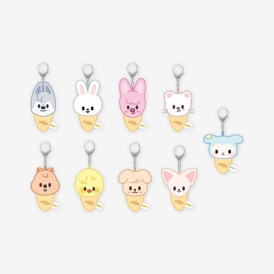 [PRE-ORDER] STRAY KIDS - PLUSH KEYRING ICECREAM Ver. - THIS & THAT POP-UP MERCH