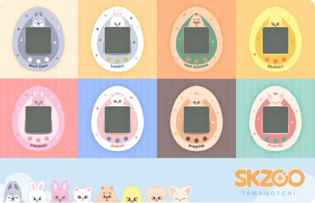 [PRE ORDER] Stray Kids SKZOO TAMAGOTCHI & CASE SET (+1 POB PC SET)