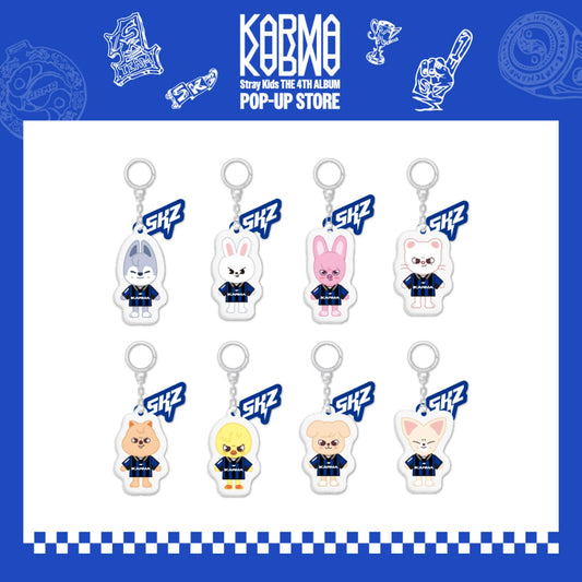 [PRE-ORDER] Stray Kids POP-UP STORE [KARMA] MD - SKZOO YINYANG KEYRING