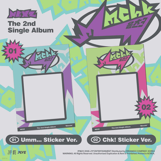 NEXZ - 2nd Single Album [Mmchk] (Sticker ver.)