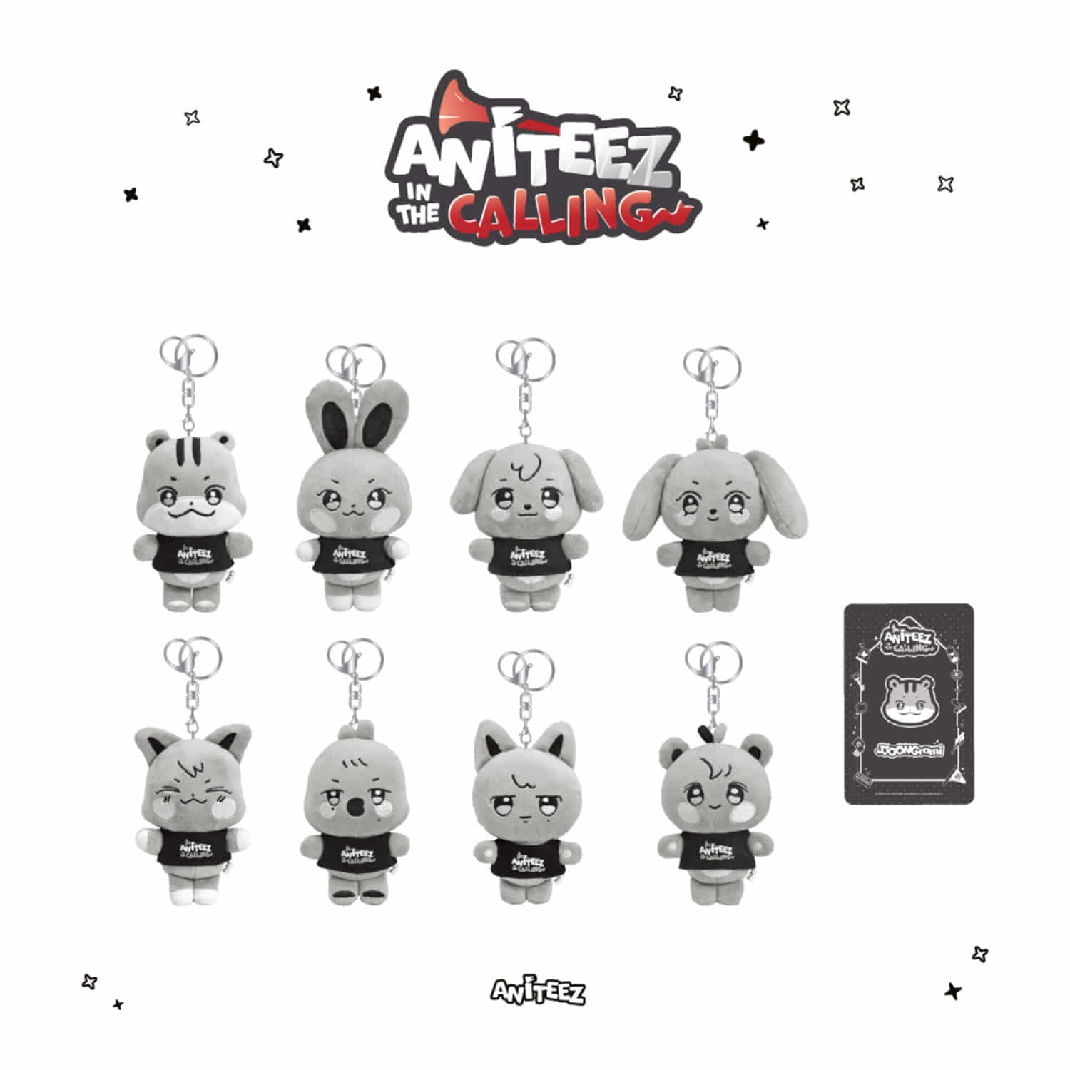 PLUSH KEYRING - ANITEEZ IN THE CALLING – DANBI COREA