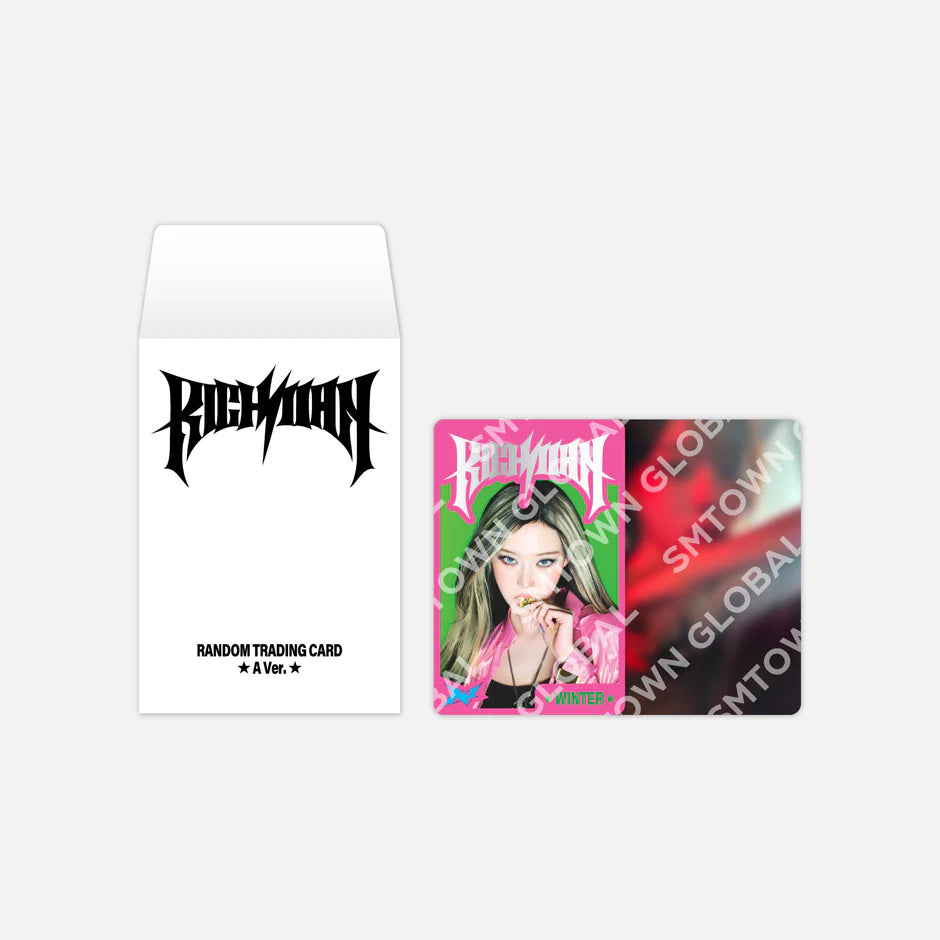 AESPA - RANDOM TRADING CARD SET - RICH MAN POP-UP MD