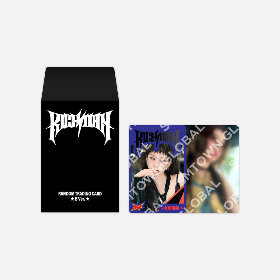 AESPA - RANDOM TRADING CARD SET - RICH MAN POP-UP MD