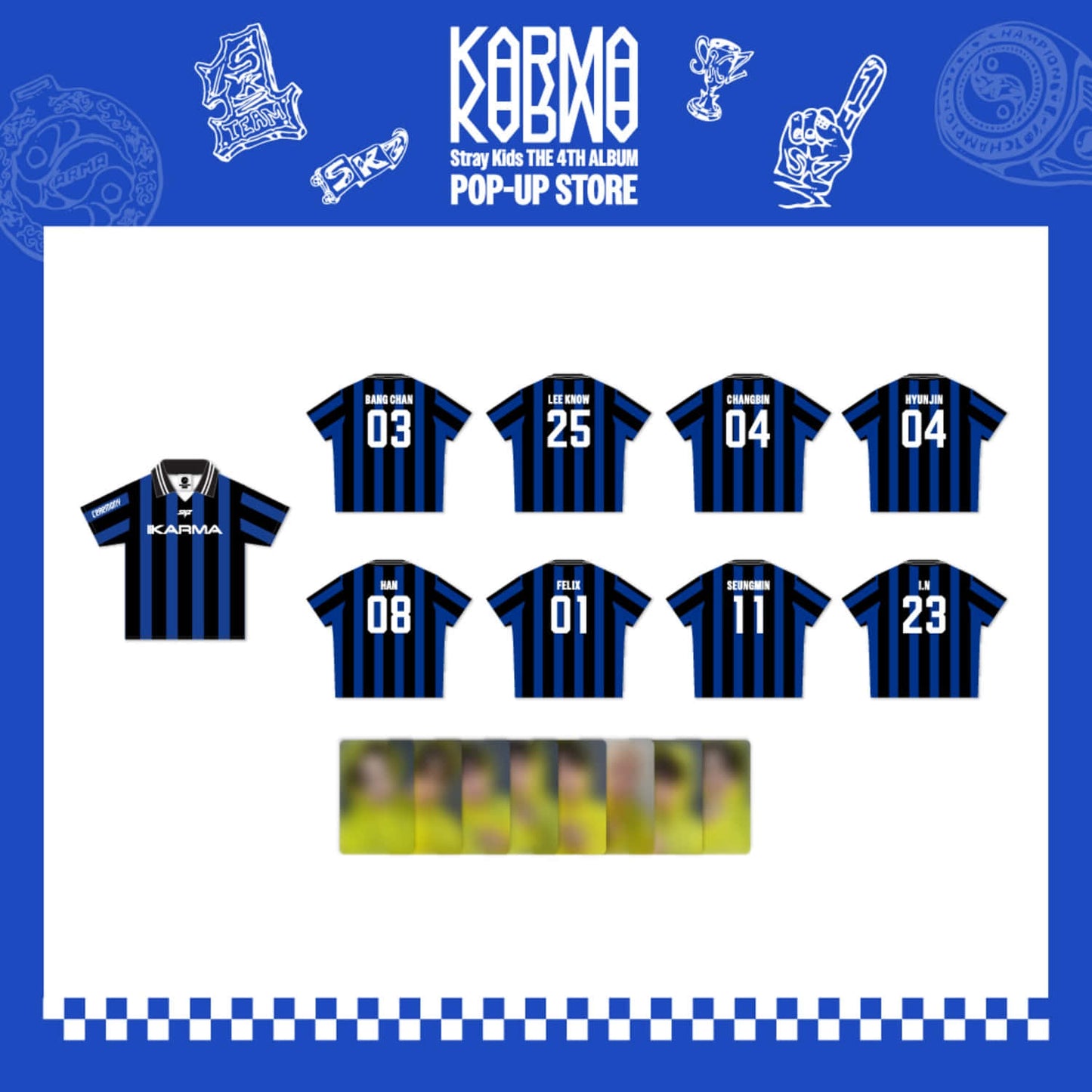 [PRE-ORDER] Stray Kids POP-UP STORE [KARMA] MD - UNIFORM T-SHIRT