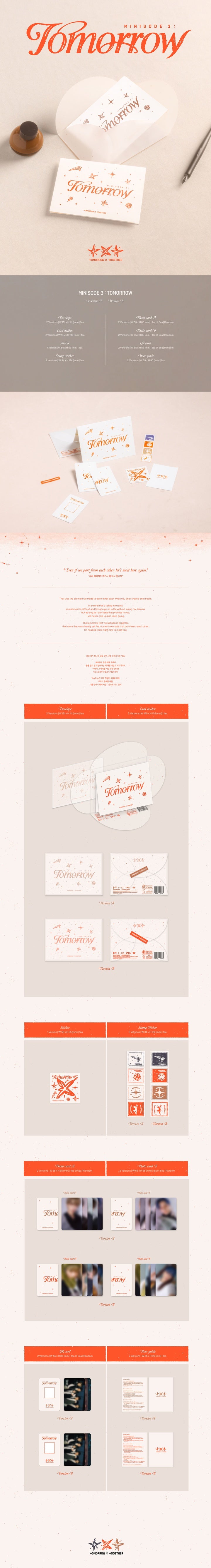 [TOMORROW X TOGETHER] 6th Mini Album [minisode 3: TOMORROW] (Weverse Albums Ver.) (Random)