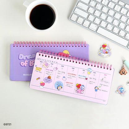 BT21 WEEKLY PLANNER [DREAM]