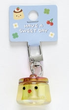 TRANSPARENT ACRYLIC KEYRING