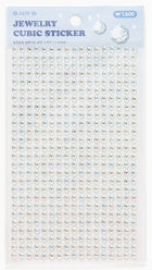 JEWELRY SMALL CUBIC STICKER