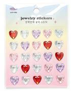 HEART MIX JEWELRY STICKER