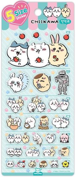 CHIIKAWA 5 SIZE STICKER