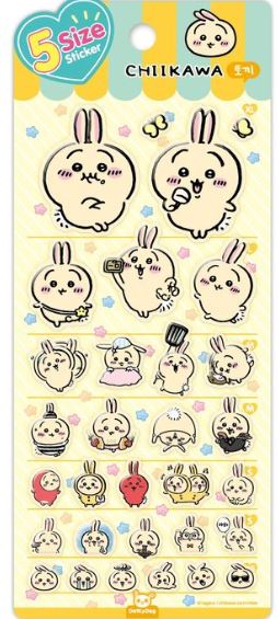 CHIIKAWA 5 SIZE STICKER