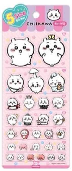 CHIIKAWA 5 SIZE STICKER