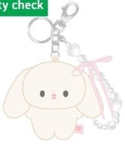 MINI KEYRING PINK RIBBON BIZ CHARM RABBIT