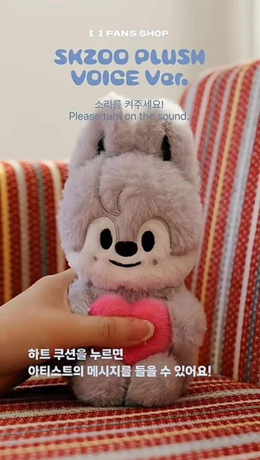 [PRE-ORDER] STRAY KIDS - SKZOO PLUSH VOICE Ver. - STAY IN OUR LITTLE HOUSE